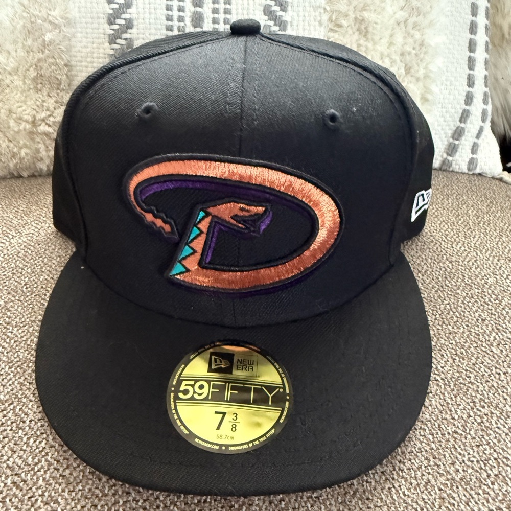 New Era Diamondbacks Black Fitted hat